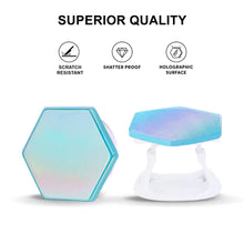 Load image into Gallery viewer, Phone Grip - Aqua Holographic